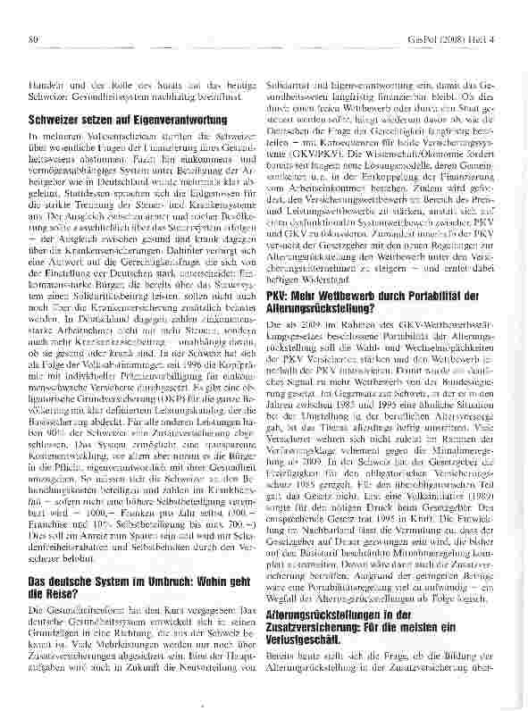 Vorschauseite 2: Europäisierung der Gesundheitssysteme