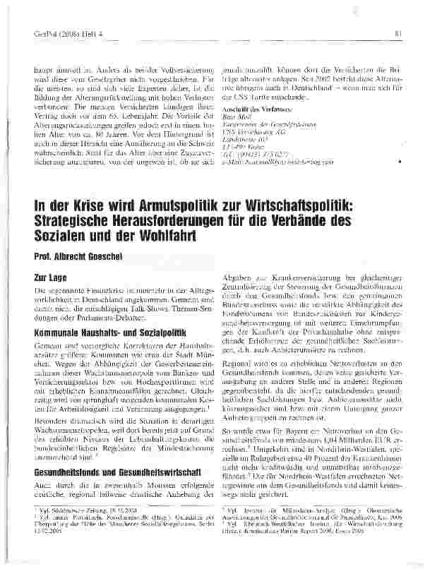 Vorschauseite 3: Europäisierung der Gesundheitssysteme