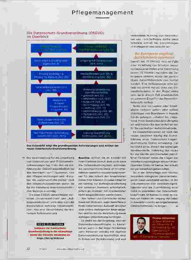 Vorschauseite 3: Herausforderung DATENSCHUTZ