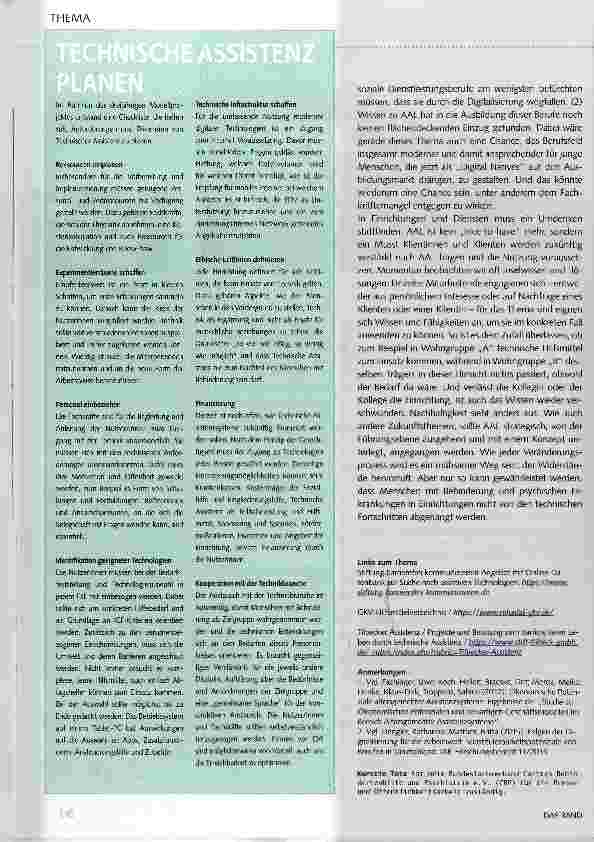Vorschauseite 3: Digitalisierung, gute Chancen für mehr Teilhabe