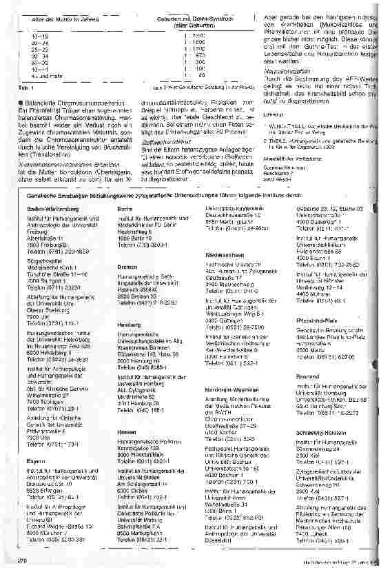 Vorschauseite 4: Genetische Diagnostik und Beratung