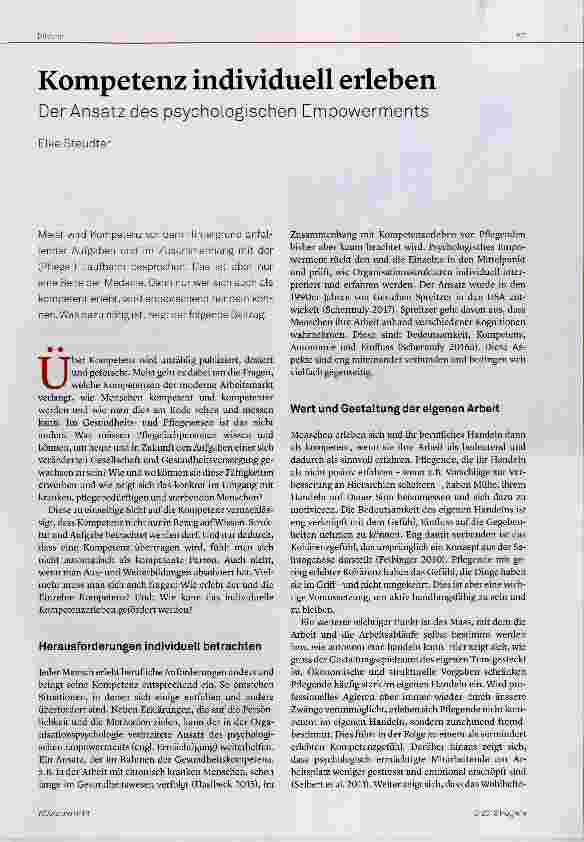 Vorschauseite 1: Kompetenz individuell erleben