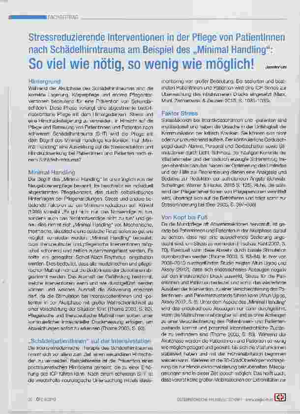 Vorschauseite 1: So viel wie nötig, so wenig wie möglich!
