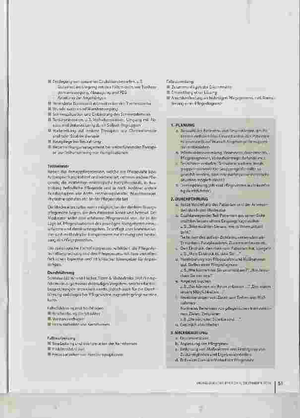 Vorschauseite 4: Onkologische Pflegevisite und Fallbesprechung praktische Umsetzung