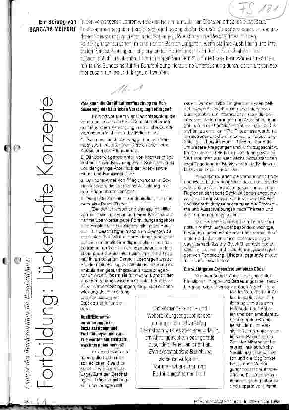 Vorschauseite 1: Fortbildung: Lückenhafte Konzepte