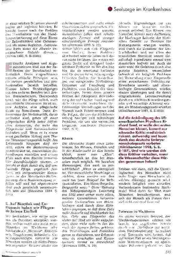 Vorschauseite 2: Ethik des Sterbens - Würde des Lebens