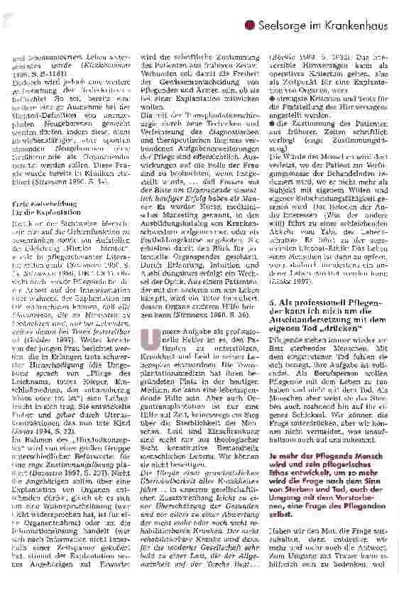 Vorschauseite 5: Ethik des Sterbens - Würde des Lebens