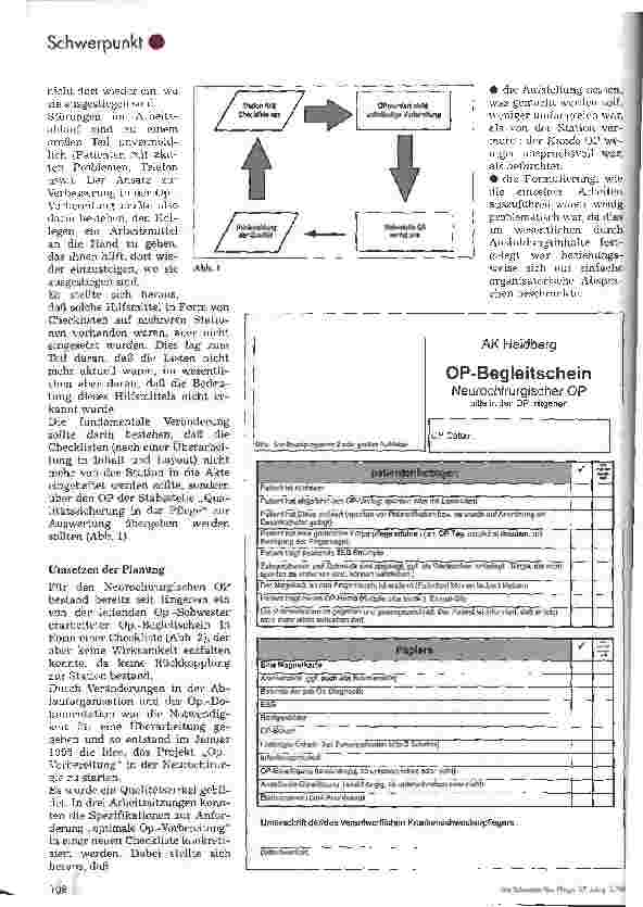 Vorschauseite 2: Verbesserung der Op.-Vorbereitung