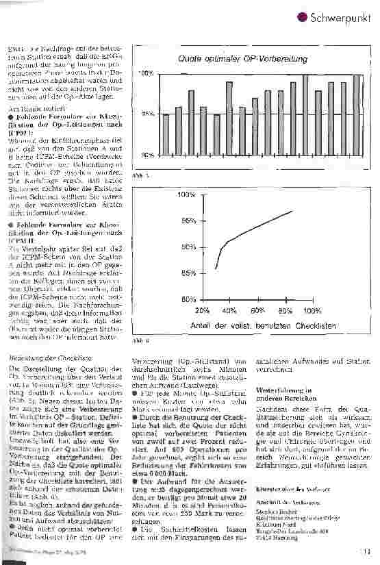 Vorschauseite 4: Verbesserung der Op.-Vorbereitung