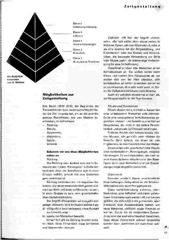 Vorschauseite 2: Die Gestaltung der Zeit