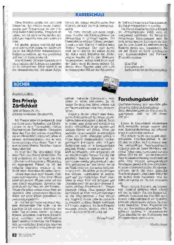 Vorschauseite 2: Einfluss auf das Geschehen nehmen / Die neue Konrektorin der Karderschule stellt sich vor - Interview mit Erna Walt