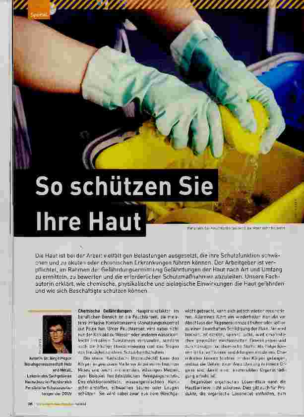 Vorschauseite 1: So schützen Sie Ihre Haut