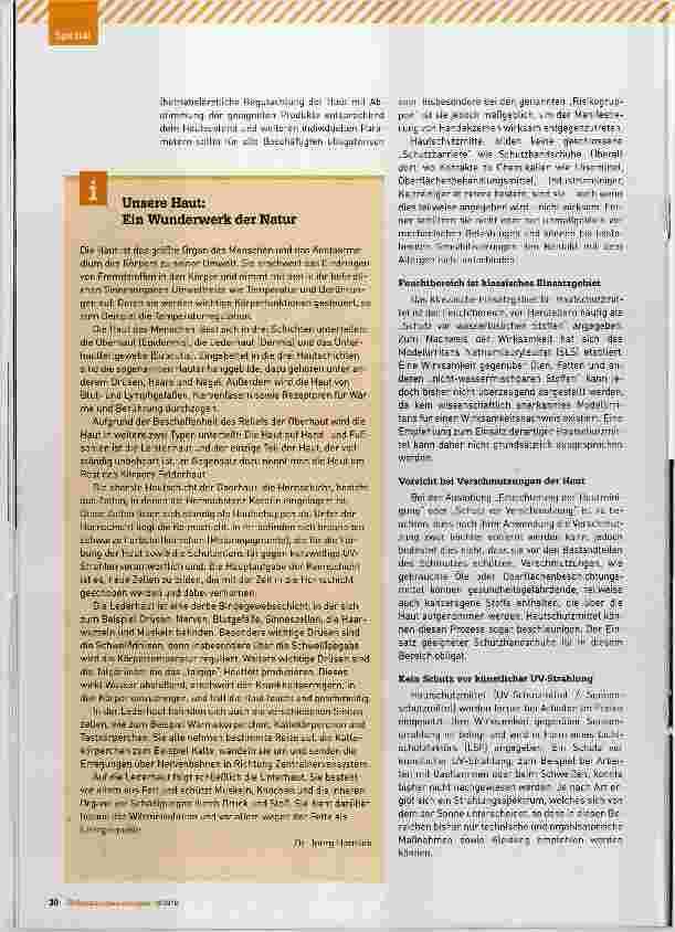 Vorschauseite 4: So schützen Sie Ihre Haut