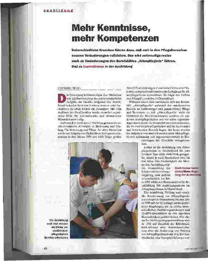 Vorschauseite 1: Mehr Kenntnisse, mehr Kompetenzen