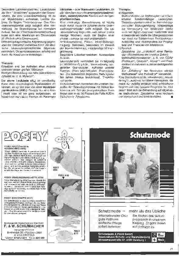 Vorschauseite 2: Hämatologie 3. Folge: Teil III -- Bluterkrankungen - 2. Erkrankungen des Systems der weißen Blutkörperchen (Leukozyten)