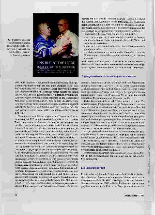 Vorschauseite 5: Was haben 15 Jahre Demenz & Migration gebracht?