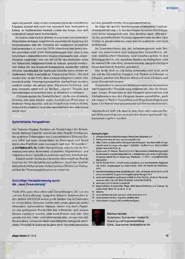 Vorschauseite 6: Was haben 15 Jahre Demenz & Migration gebracht?