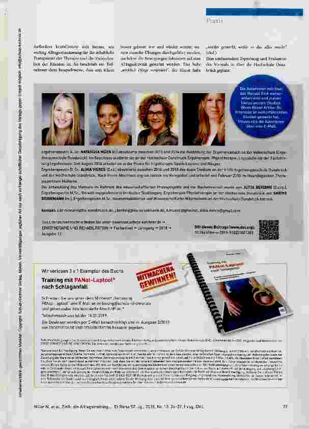 Vorschauseite 4: Schritt für Schritt zurück in den Alltag