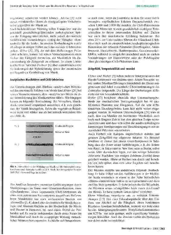 Vorschauseite 4: Emotionale Vorgänge beim Hören von Musik und ihre Resonanz im Vegetativum