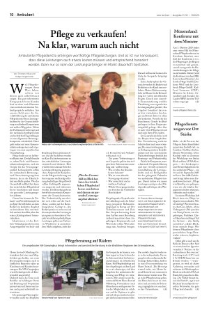 Vorschauseite 1: Pflege zu verkaufen! Na klar, warum auch nicht