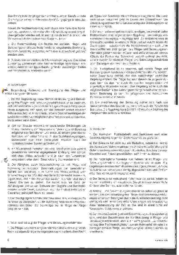 Vorschauseite 4: Das Recht der Pflege -und Betreuungsverhältnisse