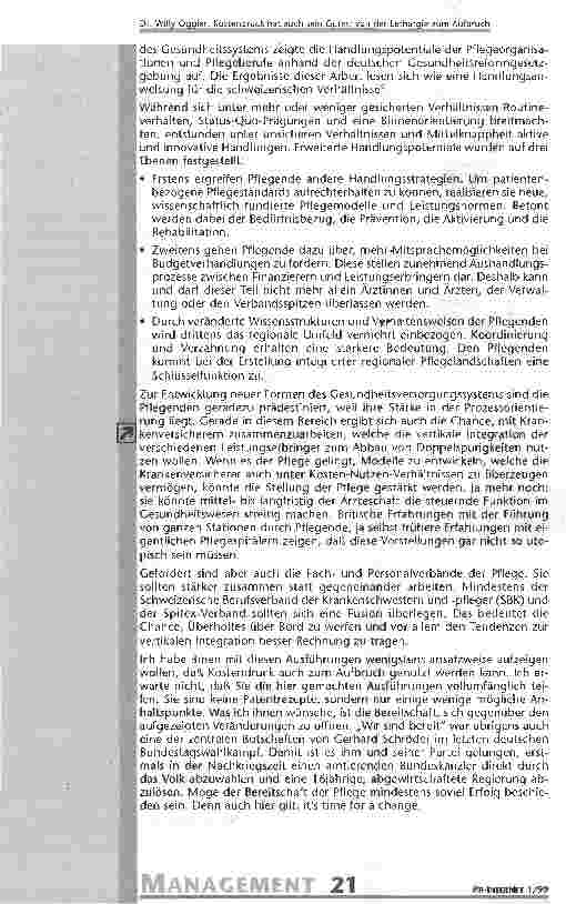 Vorschauseite 5: Kostendruck hat auch sein Gutes: von der Lethargie zum Aufbruch