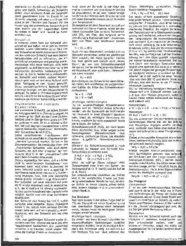 Vorschauseite 3: Grundlagen der Chemie 6. Folge: Anorganische Chemie (IV)