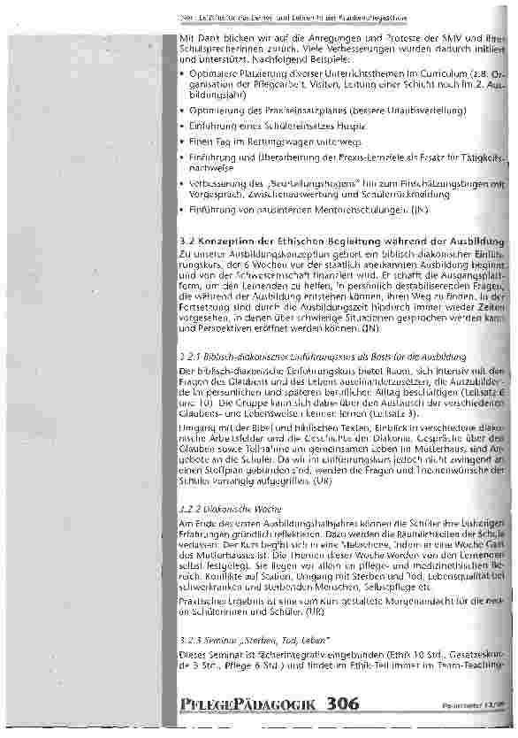 Vorschauseite 6: Leitbild für das Lernen und Lehren in der Krankenpflegeschule