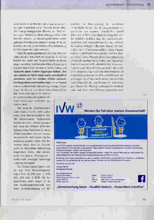 Vorschauseite 4: Fehlerhafte Dekubitusprophylaxe bei einem Hochrisikopatienten