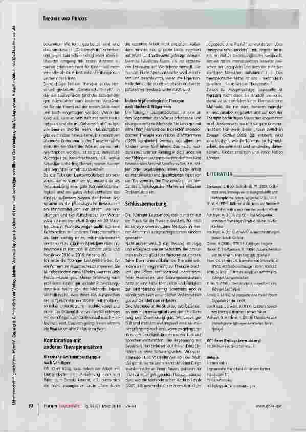 Vorschauseite 5: Ist Logopädie „doof?