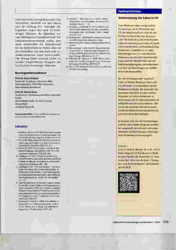 Vorschauseite 3: Soziale Bedingungen von Gesundheit im Alter