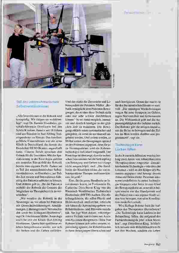 Vorschauseite 2: Technologie Mit Kollege Roboter im Dauereinsatz