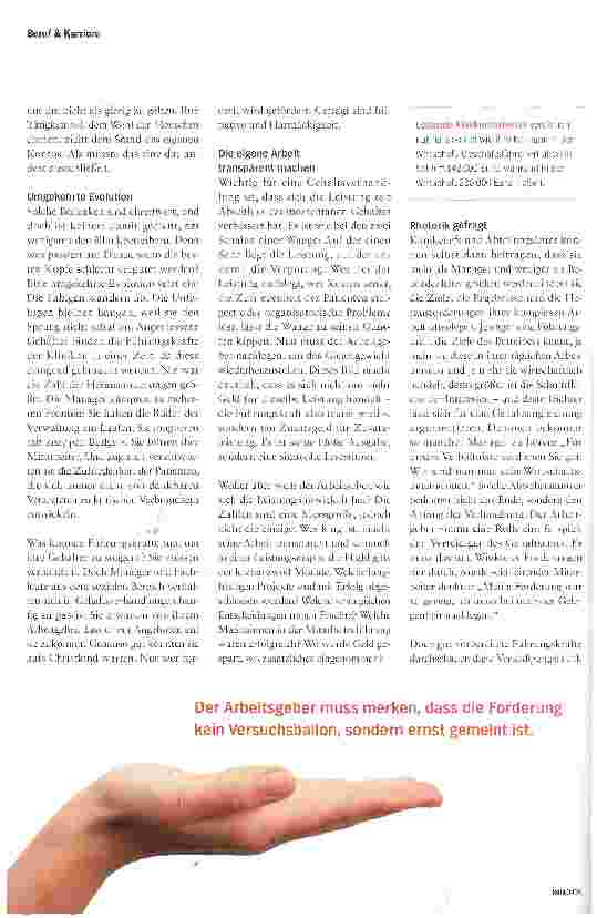Vorschauseite 3: Bescheidenheit ist eine Zier ...