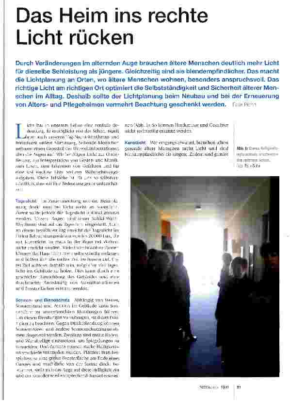 Vorschauseite 1: Das Heim ins rechte Licht rücken