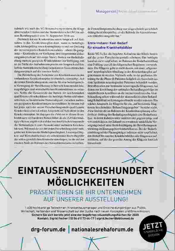 Vorschauseite 2: Keine Planungspflicht des Landes