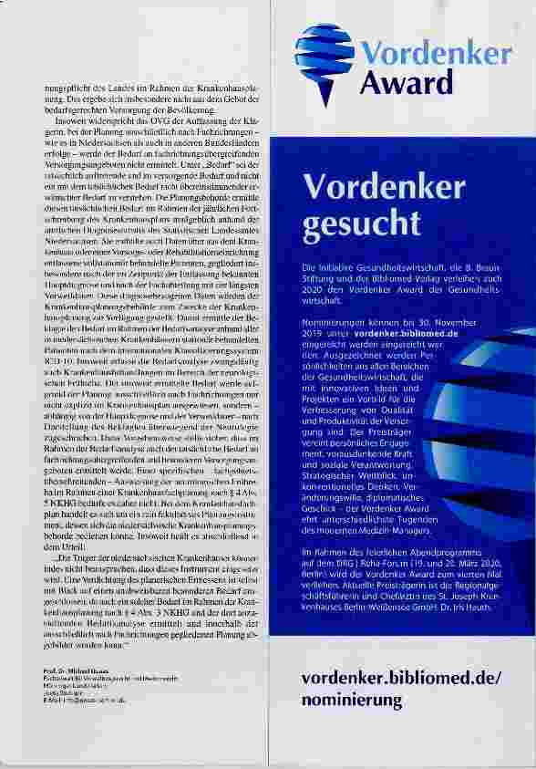 Vorschauseite 4: Keine Planungspflicht des Landes