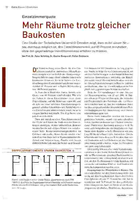 Vorschauseite 1: Mehr Räume trotz gleicher Baukosten