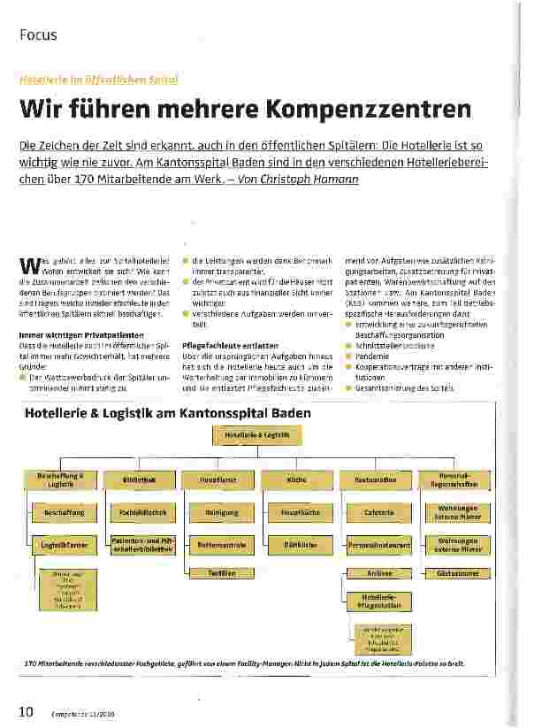 Vorschauseite 1: Wir führen mehrere Kompenzzentren