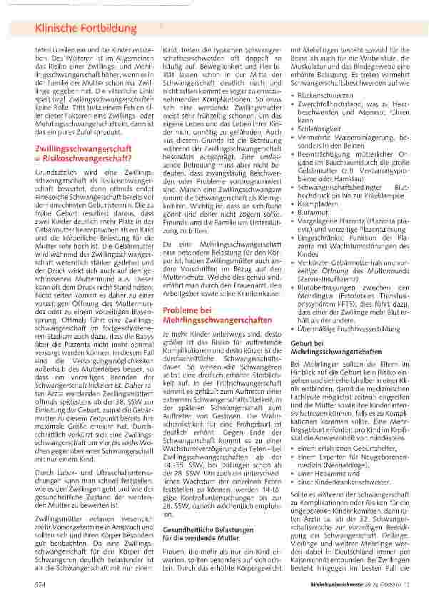 Vorschauseite 3: Entstehung einer Zwillingsschwangerschaft