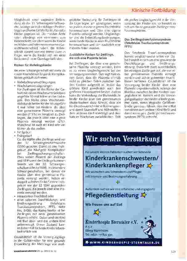 Vorschauseite 4: Entstehung einer Zwillingsschwangerschaft