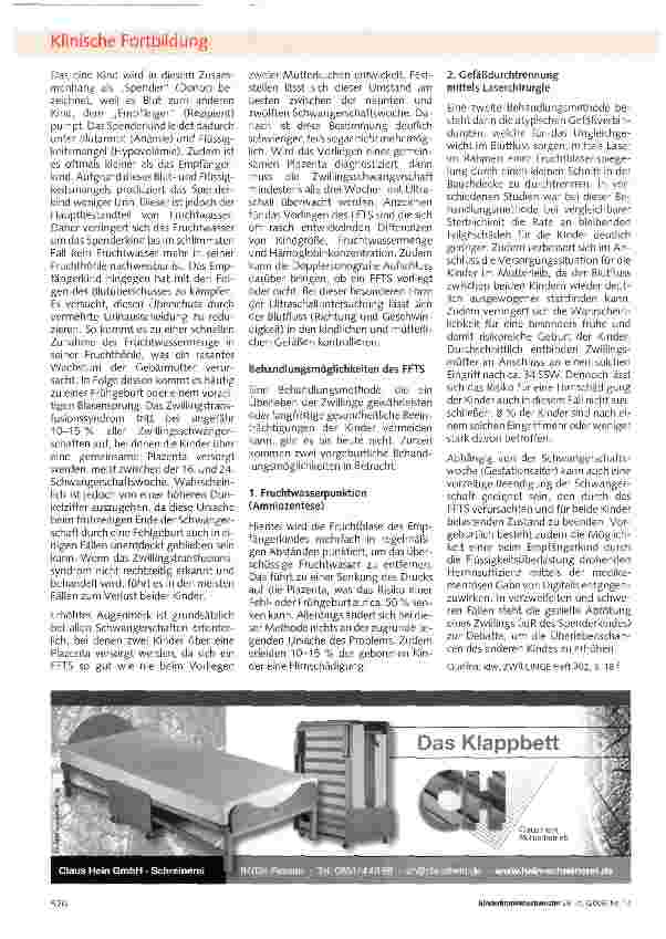 Vorschauseite 5: Entstehung einer Zwillingsschwangerschaft