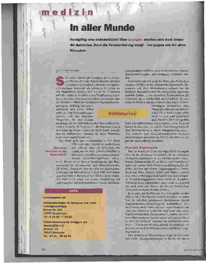 Vorschauseite 1: In aller Munde