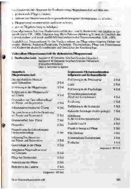 Vorschauseite 4: Pflegewissenschaft: Ein Universitätsstudium für Österreich Ausgangsüberlegungen und gegenwärtige Situation