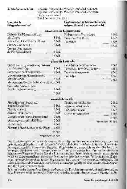 Vorschauseite 5: Pflegewissenschaft: Ein Universitätsstudium für Österreich Ausgangsüberlegungen und gegenwärtige Situation