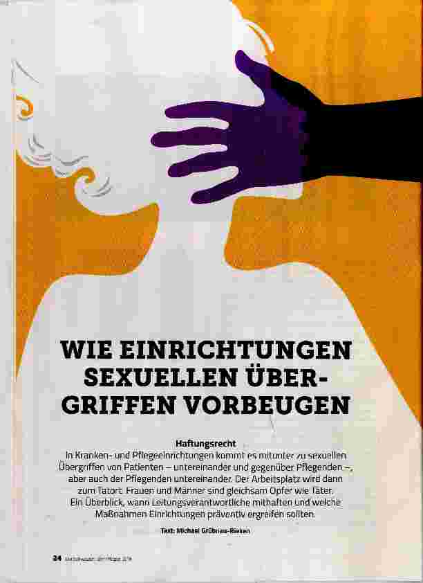 Vorschauseite 1: WIE EINRICHTUNGEN SEXUELLEN ÜBERGRIFFEN VORBEUGEN