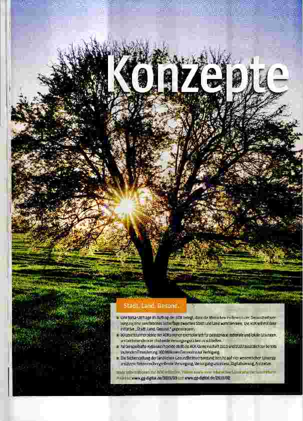 Vorschauseite 1: Konzepte für die Provinz