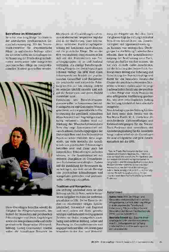 Vorschauseite 2: Psychiatrische Pflege fördern