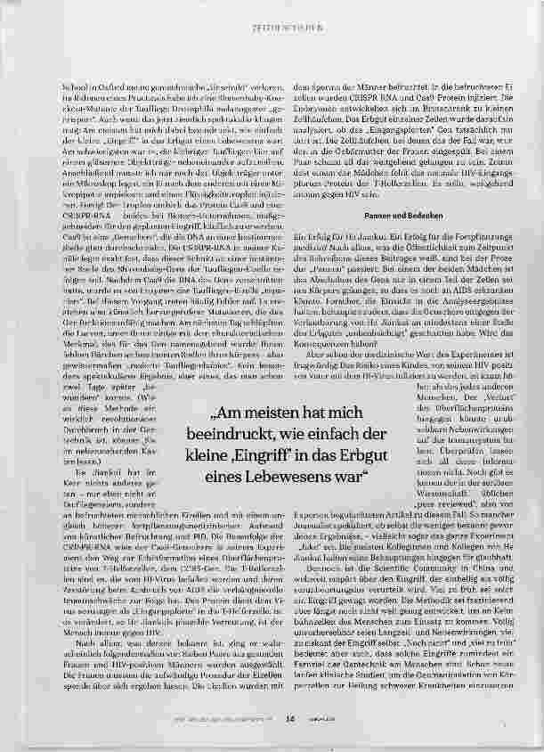 Vorschauseite 3: Der gecrisperte Mensch ist da!