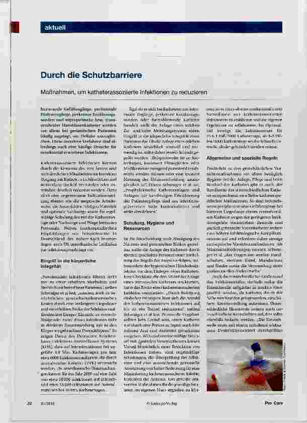 Vorschauseite 1: Durch die Schutzbarriere