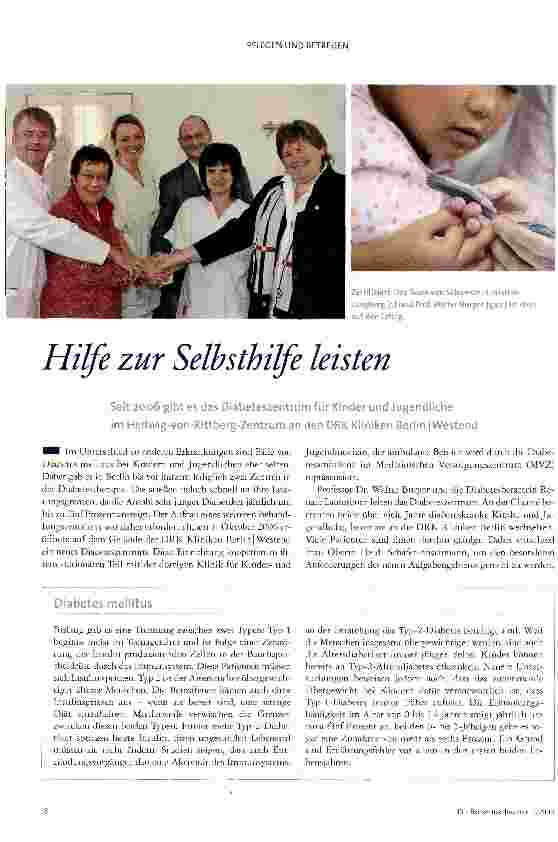 Vorschauseite 1: Hilfe zur Selbsthilfe leisten